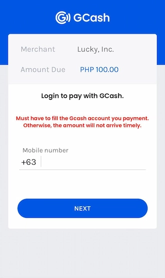 Step 3: Must have to fill out the GCash account for your payment. 