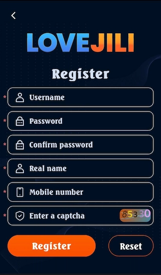 Step 2: Provide account registration information